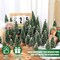 30Pcs Mini Christmas Trees Artificial Christmas Tree (Green-a) 0.1"D x 0.1"W x 0.1"H